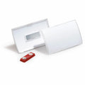 Durable Office Click Fold Magnet Badge Holder, Clear, 1 Pack, DBL821519