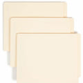 Smead Straight Tab Cut Letter Recycled Fastener Folder, Manila, 8 1/2" Width x 11" Length, 50 / Box, SMD34220