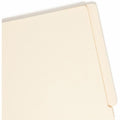 Smead Straight Tab Cut Letter Recycled Fastener Folder, Manila, 8 1/2" Width x 11" Length, 50 / Box, SMD34220