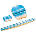 Fellowes Microban Photo Gel Keyboard Wrist Rest, Transparent, FEL9179401