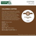 Keurig Dr Pepper . Barista Prima Coffeehouse K-Cup, Pod Colombia Coffee, Keurig Single Serve K-Cup Pods, 24 Count, 24 / Box, GMT6613