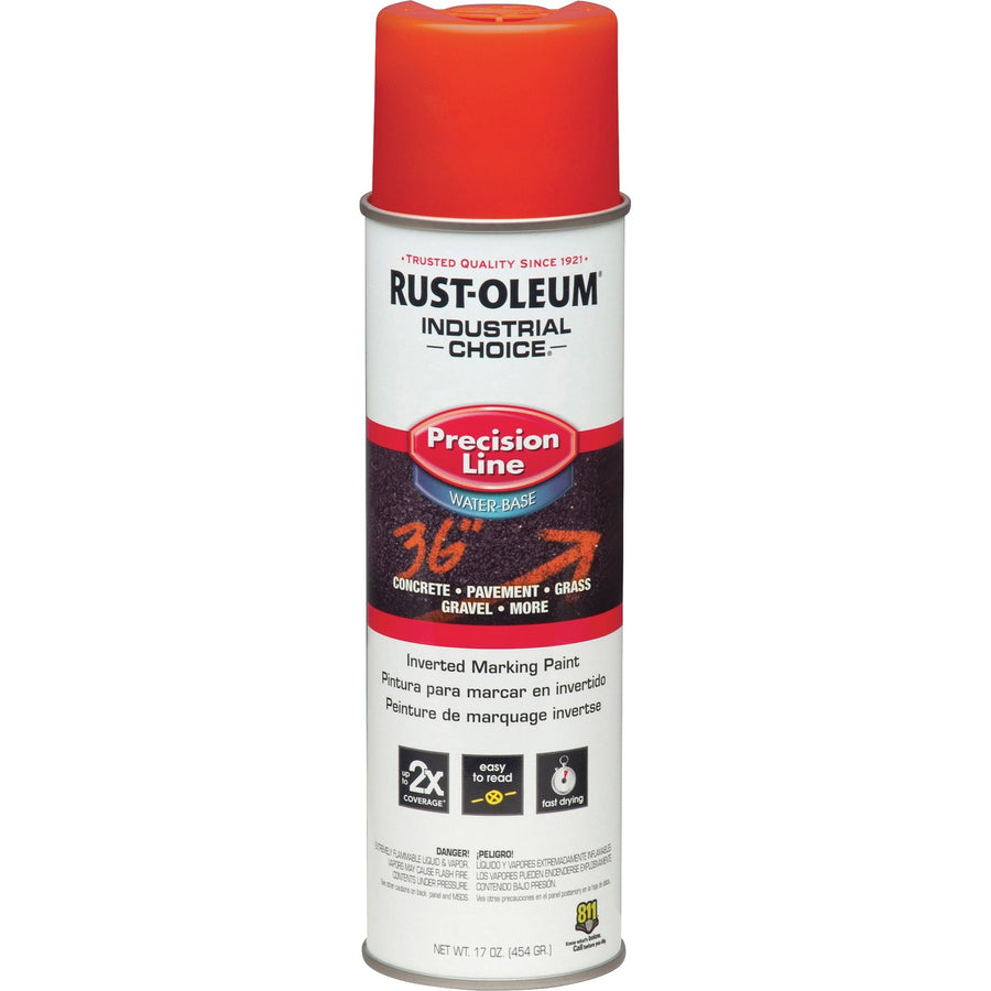 Rust-Oleum Industrial Choice Precision Line Marking Paint, Long Lasting, RST203035
