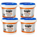 Gojo Fast Towels Bucket, Clear, 4 / Carton, GOJ629804