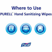 PURELL® Alcohol Hand Sanitizing Wipes, 1 Each
