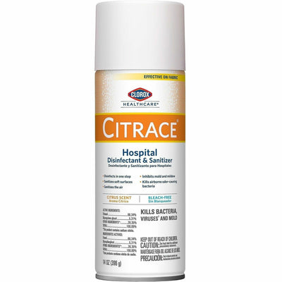 The Clorox Clorox Healthcare Citrace Hospital Disinfect/Deodorizer, Clear, CLO49100