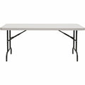 Iceberg Commercial Folding Table, Gray, ICE65513