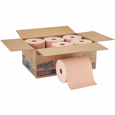 Georgia Pacific . Brawny Professional Cleaning Towel, Orange, 6 / Case, GPC20067