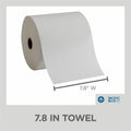 Georgia Pacific . Pacific Blue Basic Recycled Paper Towel Roll, White, 6 / Carton, GPC26601