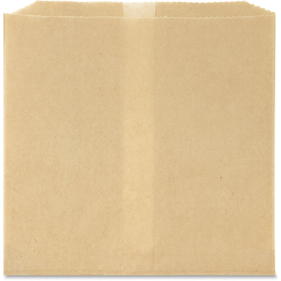 Health Gards Receptacle Liners, Brown, Wax, Damage Resistant, 500 / Carton, HOS6802W