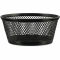 Universal Jumbo Mesh Storage Dish, 4.38" Diameter x 2"h, Black, UNV20014