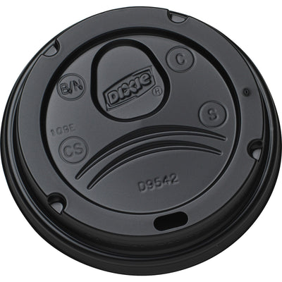 Georgia Pacific . Dixie Hot Cup Lid, Black, 10 / Carton, DXED9542B