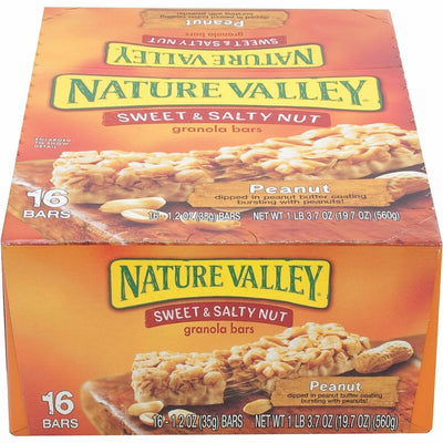 General Mills NATURE VALLEY Sweet & Salty Nut Bars, 16 / Box, GNMSN42067