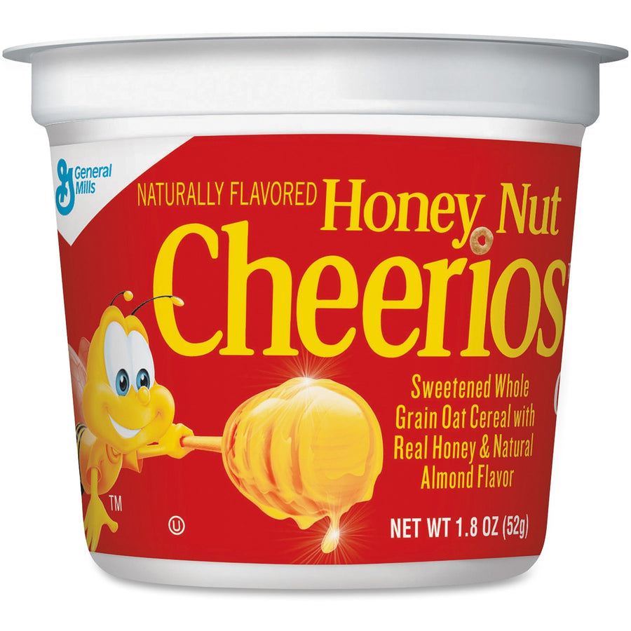 Cheerios Honey Nut Cereal-In-A-Cup, Low Fat, 6 / Pack, GNMSN13898