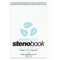 Roaring Spring Paper Products Roaring Spring Enviroshades Recycled Spiral Steno Memo Book, 9" x 6", 4 / Pack, ROA12284