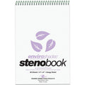 Roaring Spring Paper Products Roaring Spring Enviroshades Recycled Spiral Steno Memo Book, 9" x 6", 4 / Pack, ROA12264