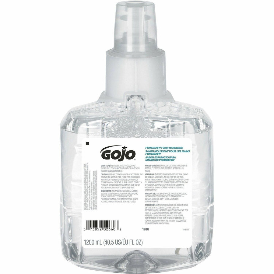 Gojo® LTX-12 Pomeberry Foam Handwash Refill, Light Blue, Eco-friendly, GOJ191602
