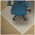 Lorell Standard Lip Low-pile Chairmat, Clear, LLR82819
