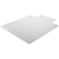 Lorell Wide Lip Low-pile Chairmat, Clear, LLR82820