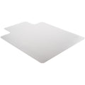 Lorell Wide Lip Low-pile Chairmat, Clear, LLR82820