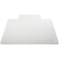 Lorell Wide Lip Low-pile Chairmat, Clear, LLR82820