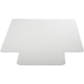 Lorell Wide Lip Low-pile Chairmat, Clear, LLR82820