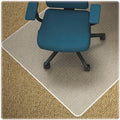 Lorell Low-pile Chairmat, Clear, LLR82821