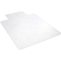 Lorell Nonstudded Wide Lip Chairmat, Clear, LLR82826