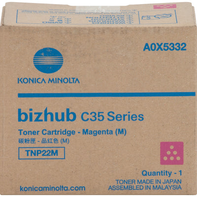 Konica Minolta Original Laser Toner Cartridge - Magenta -, KNMA0X5332