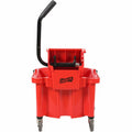 Genuine Joe Splash Shield Mop Bucket/Wringer, Red, GJO18800