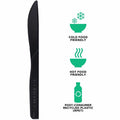 Eco-Products 6" Recycled Polystyrene Knives, Black, 20 / Carton, ECOEP-S111