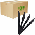 Eco-Products 6" Recycled Polystyrene Knives, Black, 20 / Carton, ECOEPS111