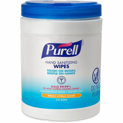 Gojo PURELL Sanitizing Wipes, White, GOJ911306