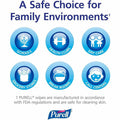 Gojo PURELL Sanitizing Wipes, White, GOJ911306