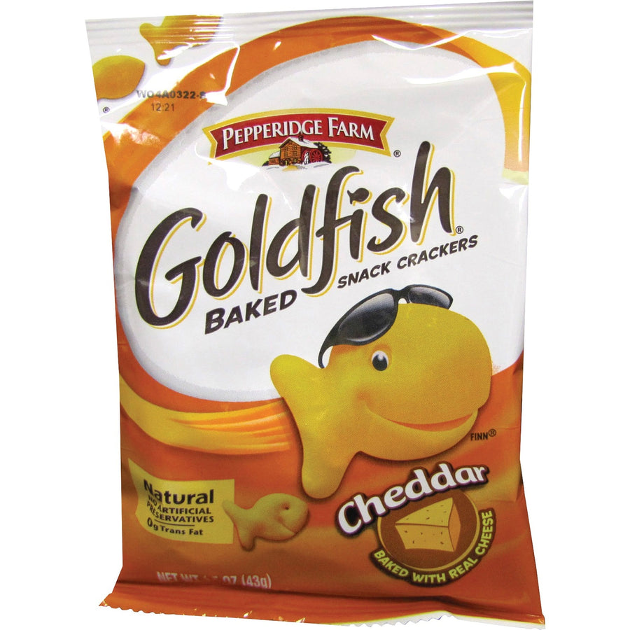 Pepperidge Farm Goldfish Baked Snack Crackers, Trans Fat Free, 72 / Carton, CAM13539