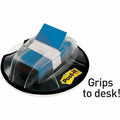 3M Post-it Flags in Desk Grip Dispenser, Blue, 200 / Pack, MMM680HVBE
