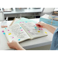 3M Post-it Flags in Desk Grip Dispenser, Blue, 200 / Pack, MMM680HVBE