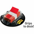 3M Post-it Flags in Desk Grip Dispenser, Red, 200 / Pack, MMM680-HVRD