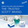 Kimberly-Clark Surpass Flat Box Facial Tissue for Business, White, 1 Carton, KCC21340