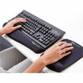 Fellowes PlushTouch Microban Keyboard Wrist Rest, Black, FEL9252101