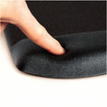 Fellowes PlushTouch Microban Mouse Pad Wrist Rest, Black, FEL9252001