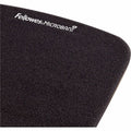 Fellowes PlushTouch Microban Mouse Pad Wrist Rest, Black, FEL9252001