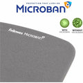 Fellowes PlushTouch Microban Mouse Pad Wrist Rest, Graphite, FEL9252201