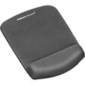 Fellowes PlushTouch Microban Mouse Pad Wrist Rest, Graphite, FEL9252201