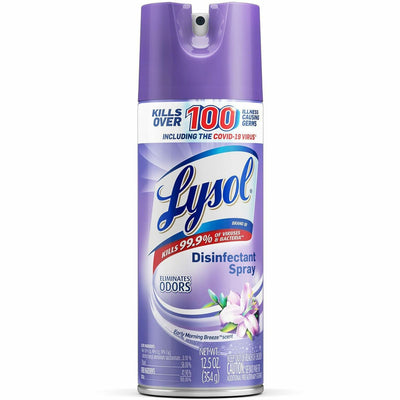 Reckitt Benckiser plc Lysol Early Morning Breeze Disinfectant Spray, Clear, RAC80833