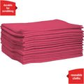 Kimberly-Clark Wypall PowerClean X80 Heavy Duty Cloths Extended Use Cloths - Quarter-fold, Red, 1 Carton, KCC41029