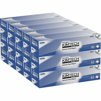 Kimberly-Clark KIMTECH Science Kimwipes Delicate Task Wipers, White, 1 Carton, KCC34721