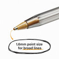 BIC Cristal Ballpoint Pen, 1 Pack, BICMSBAPP241AST