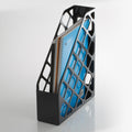Officemate 26082 Recycled Magazine File Holder, Black, OIC26082