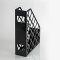 Officemate 26082 Recycled Magazine File Holder, Black, OIC26082