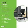 The HON HON Volt Series Task Chair, Black, HON5701GA10T